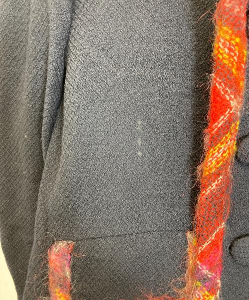 tricot COMME des GARCONS（トリココムデギャルソン）tricot COMME des GARCONS (トリココムデギャルソン) ファー付きジャケット ブラック サイズ:Mの古着・服飾アイテム