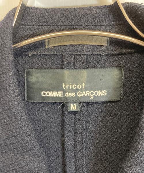 tricot COMME des GARCONS（トリココムデギャルソン）tricot COMME des GARCONS (トリココムデギャルソン) ファー付きジャケット ブラック サイズ:Mの古着・服飾アイテム