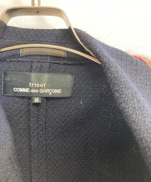 tricot COMME des GARCONS（トリココムデギャルソン）tricot COMME des GARCONS (トリココムデギャルソン) ファー付きジャケット ブラック サイズ:Mの古着・服飾アイテム