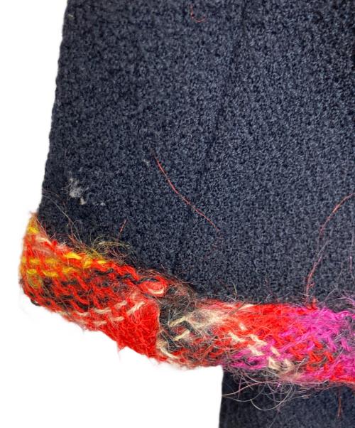 tricot COMME des GARCONS（トリココムデギャルソン）tricot COMME des GARCONS (トリココムデギャルソン) ファー付きジャケット ブラック サイズ:Mの古着・服飾アイテム