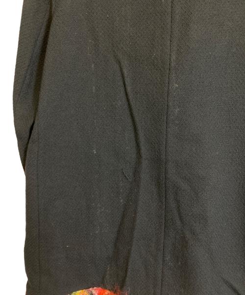 tricot COMME des GARCONS（トリココムデギャルソン）tricot COMME des GARCONS (トリココムデギャルソン) ファー付きジャケット ブラック サイズ:Mの古着・服飾アイテム