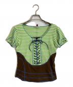 ISSEY MIYAKEイッセイミヤケ）の古着「カットソー」｜グリーン