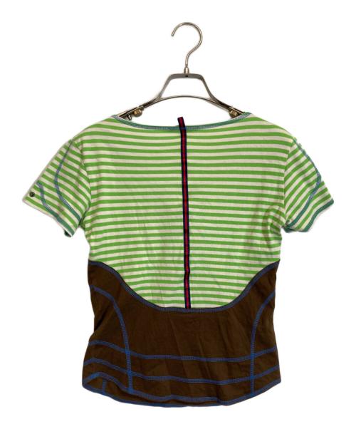 ISSEY MIYAKE（イッセイミヤケ）ISSEY MIYAKE (イッセイミヤケ) カットソー グリーン サイズ:-の古着・服飾アイテム