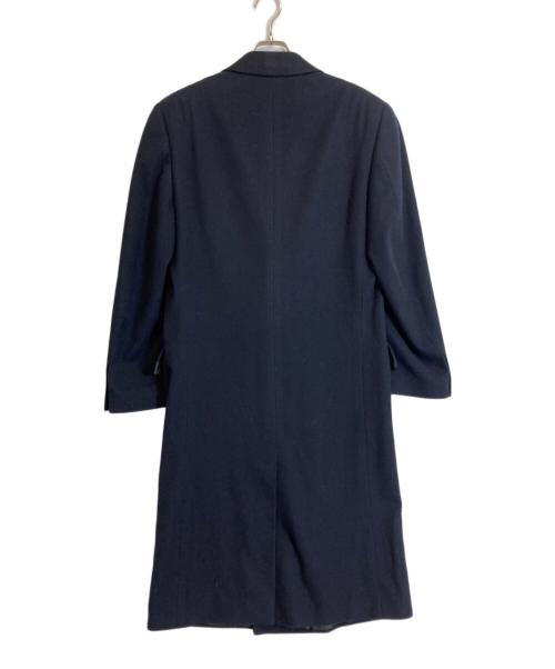 GIANNI VERSACE（ジャンニ・ヴェルサーチ）GIANNI VERSACE (ジャンニ・ヴェルサーチ) メデューサライニングロングコート ネイビー サイズ:46の古着・服飾アイテム
