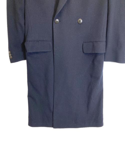 GIANNI VERSACE（ジャンニ・ヴェルサーチ）GIANNI VERSACE (ジャンニ・ヴェルサーチ) メデューサライニングロングコート ネイビー サイズ:46の古着・服飾アイテム