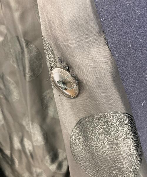 GIANNI VERSACE（ジャンニ・ヴェルサーチ）GIANNI VERSACE (ジャンニ・ヴェルサーチ) メデューサライニングロングコート ネイビー サイズ:46の古着・服飾アイテム