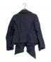 COMME des GARCONS (コムデギャルソン) ウールレイヤードデザインジャケット ネイビー サイズ:S：15000円
