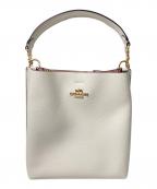 COACHコーチ）の古着「モリ―バケットバッグ」｜アイボリー