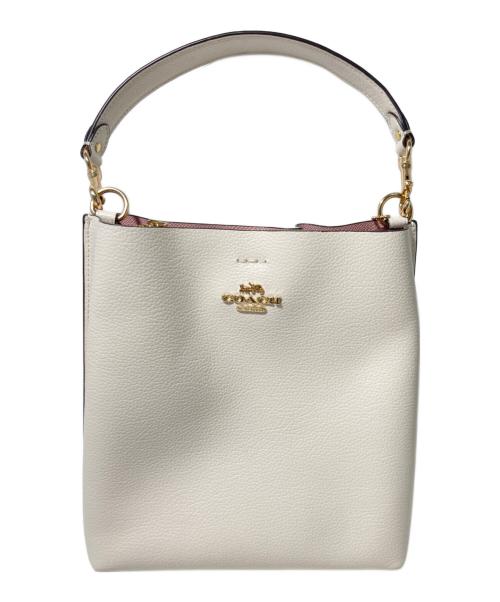 COACH（コーチ）COACH (コーチ) モリ―バケットバッグ アイボリーの古着・服飾アイテム