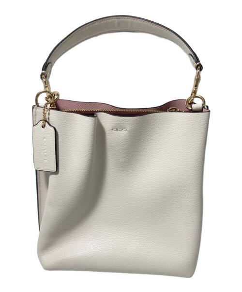 COACH（コーチ）COACH (コーチ) モリ―バケットバッグ アイボリーの古着・服飾アイテム