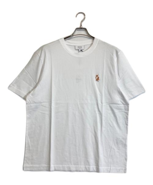 maison kitsune（メゾンキツネ）MAISON KITSUNE (メゾンキツネ) スタンディングフォックス コンフォートTシャツ ホワイト サイズ:M 未使用品の古着・服飾アイテム