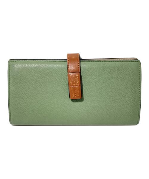 LOEWE（ロエベ）LOEWE (ロエベ) 長財布 グリーンの古着・服飾アイテム