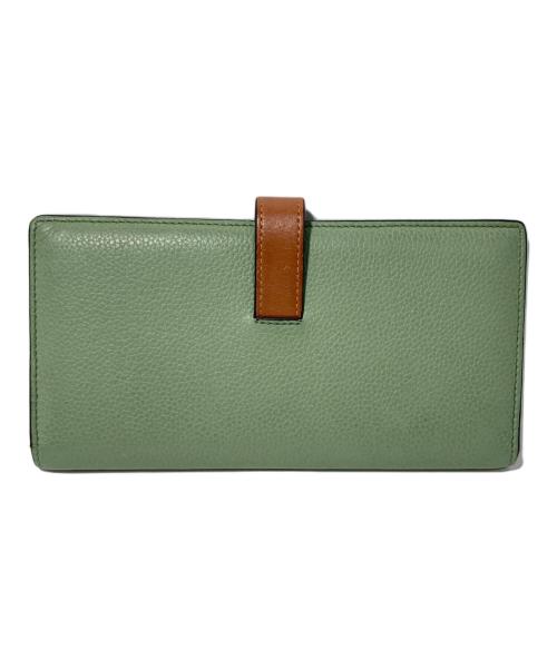 LOEWE（ロエベ）LOEWE (ロエベ) 長財布 グリーンの古着・服飾アイテム