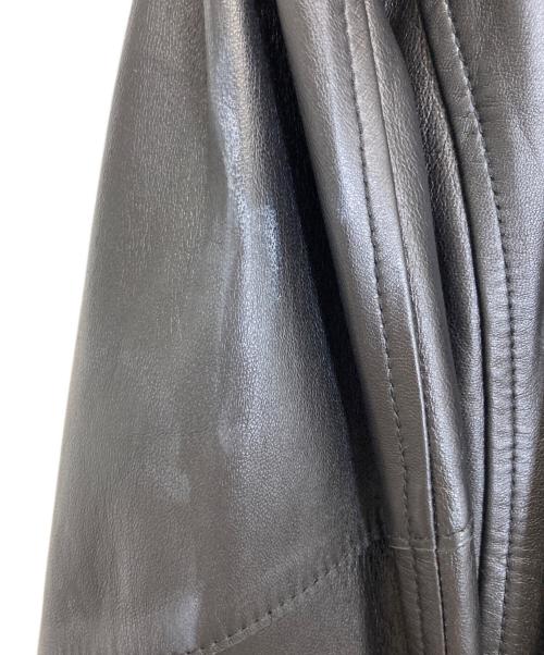 DIESEL（ディーゼル）DIESEL (ディーゼル) ラムレザーライダースジャケット ブラック サイズ:Sの古着・服飾アイテム