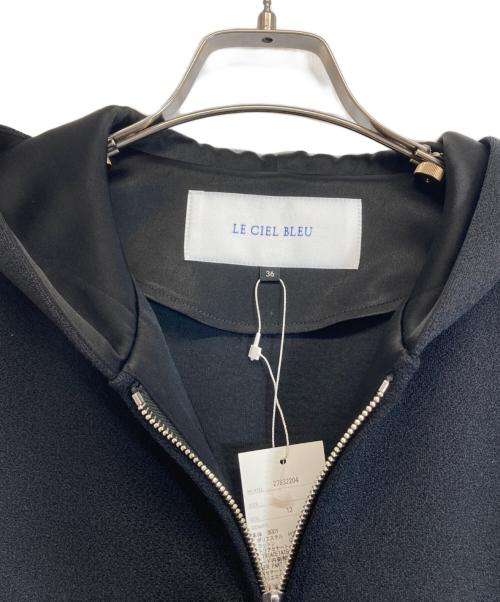 LE CIEL BLEU（ルシェルブルー）LE CIEL BLEU (ルシェルブルー) パーカー ブラック サイズ:Sの古着・服飾アイテム