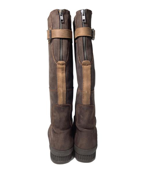ZOO ADVENTURE（ズー・アドベンチャー）ZOO ADVENTURE (ズー・アドベンチャー) ロングブーツ ブラウン サイズ:40の古着・服飾アイテム