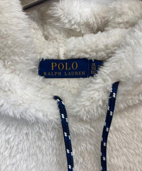 POLO RALPH LAUREN（ポロ・ラルフローレン）POLO RALPH LAUREN (ポロ・ラルフローレン) ボアパーカー ホワイト サイズ:XLの古着・服飾アイテム