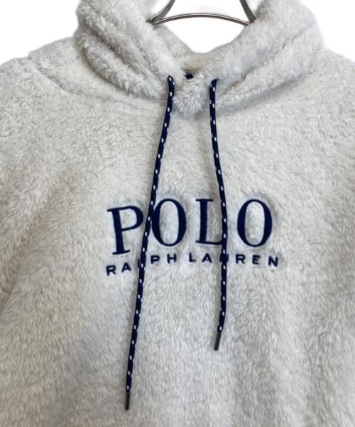 POLO RALPH LAUREN（ポロ・ラルフローレン）POLO RALPH LAUREN (ポロ・ラルフローレン) ボアパーカー ホワイト サイズ:XLの古着・服飾アイテム