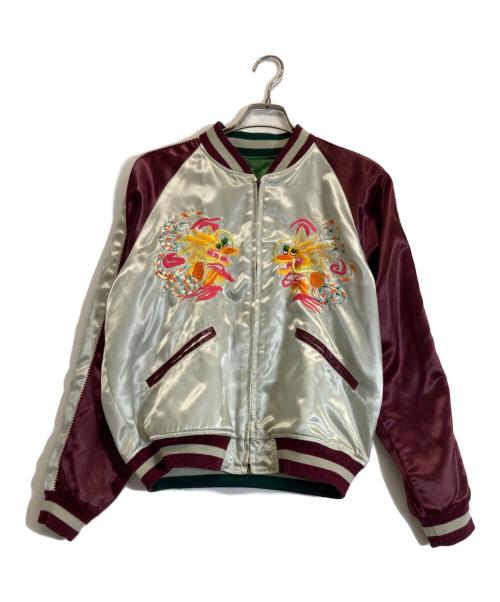 C.A.B.CLOTHING（キャブクロージング）C.A.B.CLOTHING (キャブクロージング) リバーシブルスカジャン ワインレッド×グリーン サイズ:-の古着・服飾アイテム