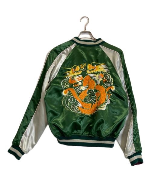 C.A.B.CLOTHING（キャブクロージング）C.A.B.CLOTHING (キャブクロージング) リバーシブルスカジャン ワインレッド×グリーン サイズ:-の古着・服飾アイテム