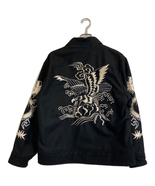 gold（ゴールド）GOLD (ゴールド) ARKnets (アークネッツ) TIME AFTER TIME WOOL MELTON SOUVENIR JACKET ブラック サイズ:Mの古着・服飾アイテム