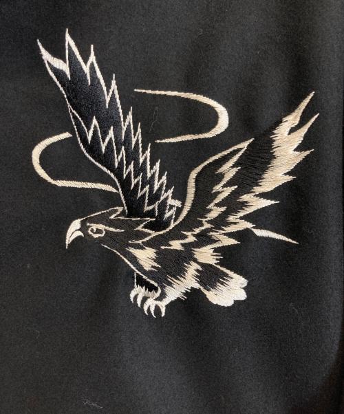 gold（ゴールド）GOLD (ゴールド) ARKnets (アークネッツ) TIME AFTER TIME WOOL MELTON SOUVENIR JACKET ブラック サイズ:Mの古着・服飾アイテム