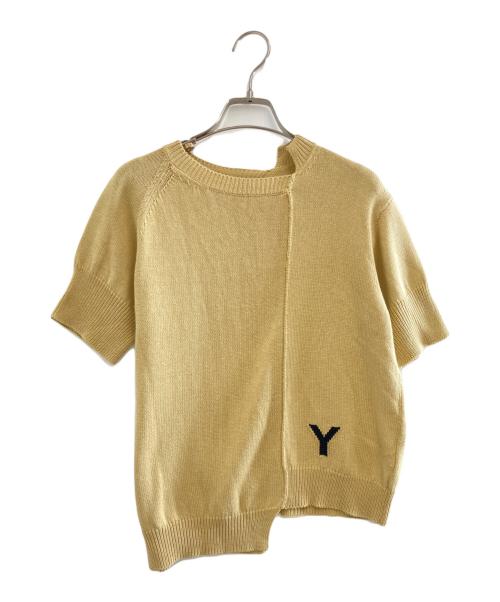 Y's（ワイズ）Y's (ワイズ) 半袖ニット カーキ サイズ:2の古着・服飾アイテム