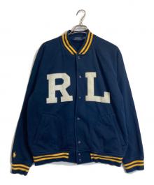 POLO RALPH LAUREN（ポロ・ラルフローレン）の古着「スタジャン」｜ネイビー
