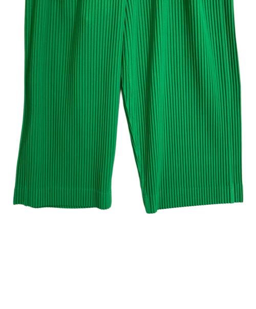 HOMME PLISSE ISSEY MIYAKE（オム プリッセ イッセイ ミヤケ）HOMME PLISSE ISSEY MIYAKE (オム プリッセ イッセイ ミヤケ) パンツ グリーン サイズ:2の古着・服飾アイテム