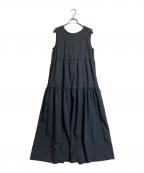 BLUE LABEL CRESTBRIDGEブルーレーベルクレストブリッジ）の古着「ドライブロード ティアードワンピース」｜ネイビー