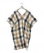 Y'sワイズ）の古着「ワンピース」｜ベージュ