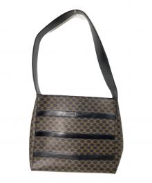 CELINE（セリーヌ）の古着「マカダムショルダーバッグ」｜ブラウン