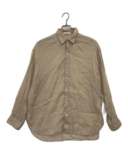 Plage（プラージュ）Plage (プラージュ) リネン混シャツ ベージュ サイズ:-の古着・服飾アイテム