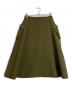BORDERS AT BALCONY (ボーダーズアットバルコニー) サイドポケットスカート カーキ サイズ:38：10000円
