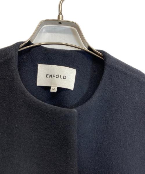 ENFOLD（エンフォルド）ENFOLD (エンフォルド) チェスターコート ブラック サイズ:３８の古着・服飾アイテム