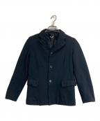 COMME des GARCONS COMME des GARCONSコムデギャルソン コムデギャルソン）の古着「ポリ縮絨ジャケット」｜ブラック