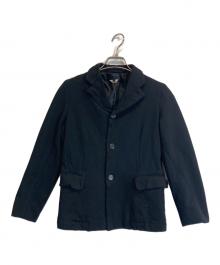 COMME des GARCONS COMME des GARCONS（コムデギャルソン コムデギャルソン）の古着「ポリ縮絨ジャケット」｜ブラック