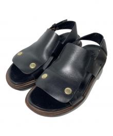 MARNI（マルニ）の古着「レザーサンダル」｜ブラック