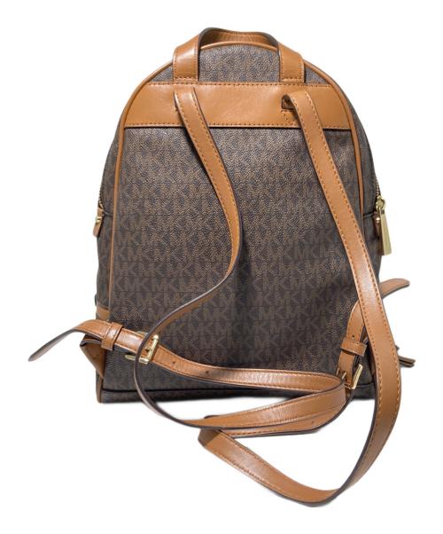 MICHAEL KORS（マイケル・コース）MICHAEL KORS (マイケル・コース) リュック ブラウンの古着・服飾アイテム