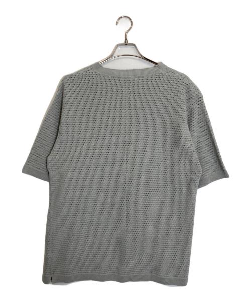 BATONER（バトナ―）BATONER (バトナ―) 半袖ニット ライトグレー サイズ:3の古着・服飾アイテム