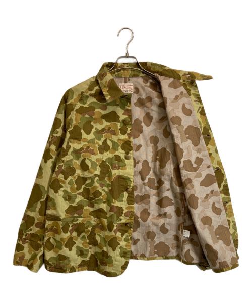 BONCOURA（ボンクラ）BONCOURA (ボンクラ) US Navy Shawl Collar Duck Hunter Camo グリーン サイズ:40の古着・服飾アイテム