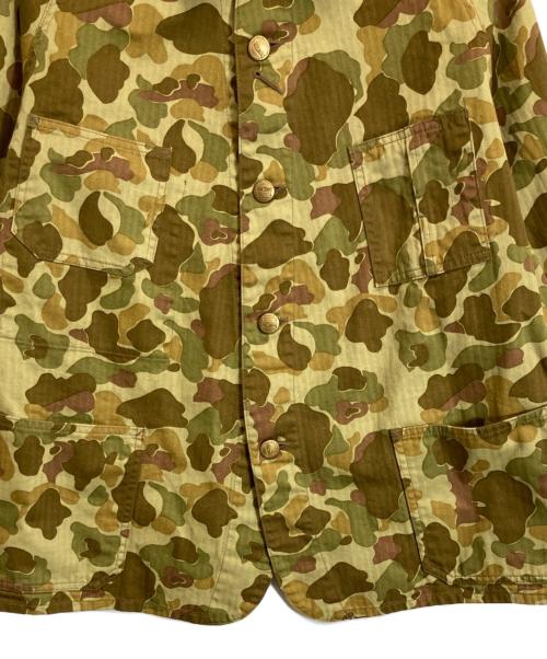 BONCOURA（ボンクラ）BONCOURA (ボンクラ) US Navy Shawl Collar Duck Hunter Camo グリーン サイズ:40の古着・服飾アイテム