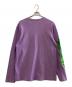stussy (ステューシー) ロングカットソー パープル サイズ:M：7000円