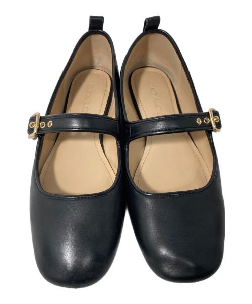 COACH（コーチ）COACH (コーチ) メリージェーンシューズ ブラック サイズ:6.5の古着・服飾アイテム