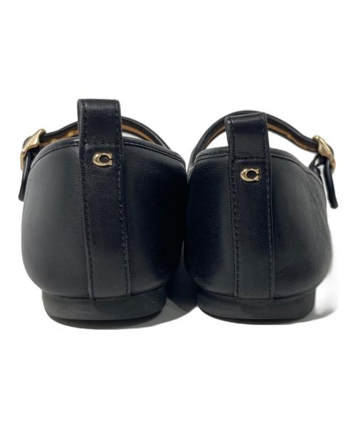 COACH（コーチ）COACH (コーチ) メリージェーンシューズ ブラック サイズ:6.5の古着・服飾アイテム