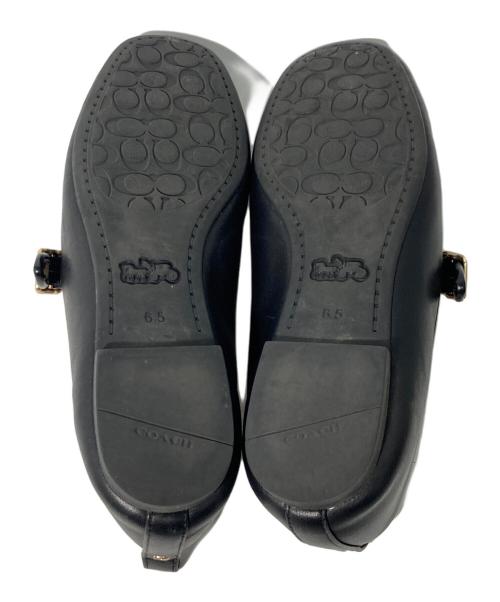 COACH（コーチ）COACH (コーチ) メリージェーンシューズ ブラック サイズ:6.5の古着・服飾アイテム