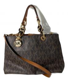 MICHAEL KORS（マイケル・コース）の古着「2WAYバッグ」｜ブラウン