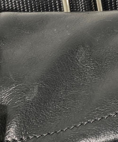 PRADA（プラダ）PRADA (プラダ) レザー切替ワンショルダーバッグ ブラックの古着・服飾アイテム