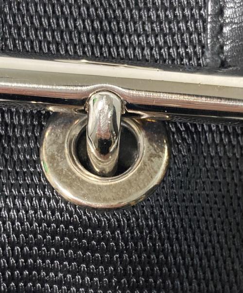 PRADA（プラダ）PRADA (プラダ) レザー切替ワンショルダーバッグ ブラックの古着・服飾アイテム