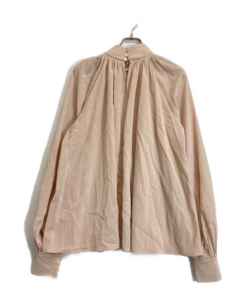 anuans（アニュアンス）anuans (アニュアンス) キュプラコットンボリュームブラウス ピンク サイズ:Fの古着・服飾アイテム